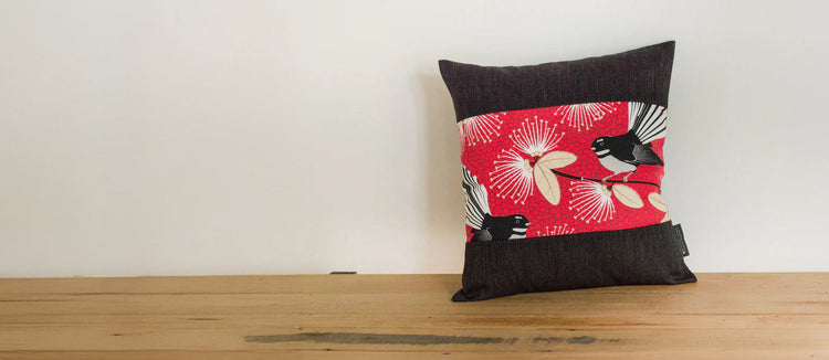fantail cushion cover nz made