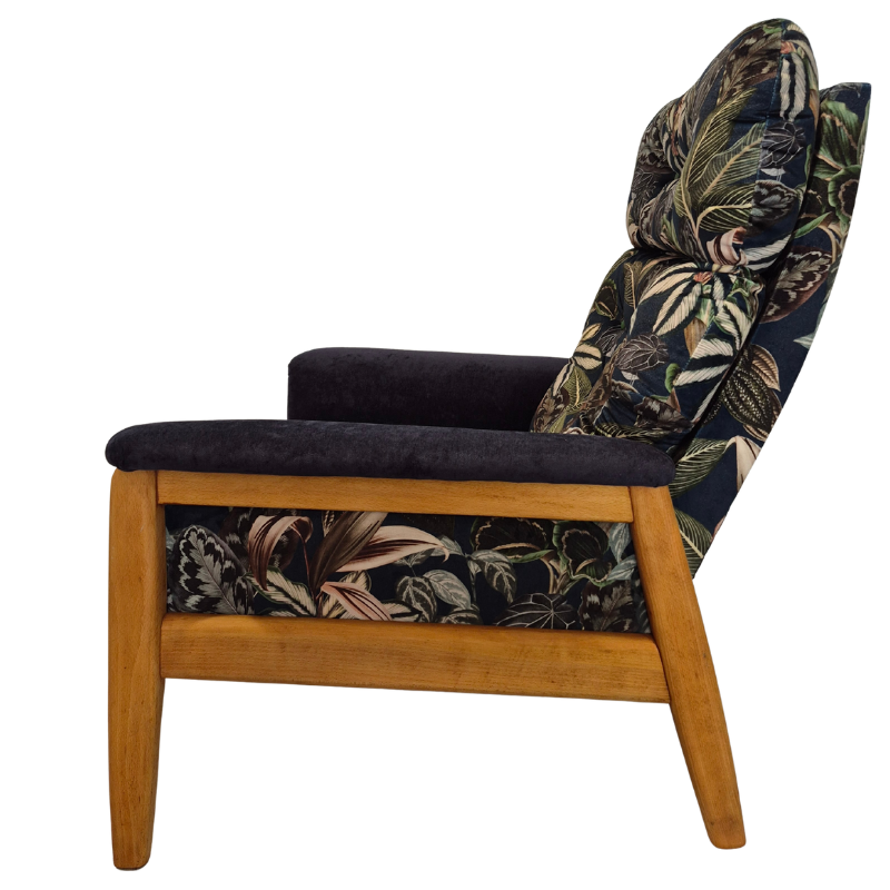 Parker Knoll Mid-Century Armchair & Footstool | Vickies Originals