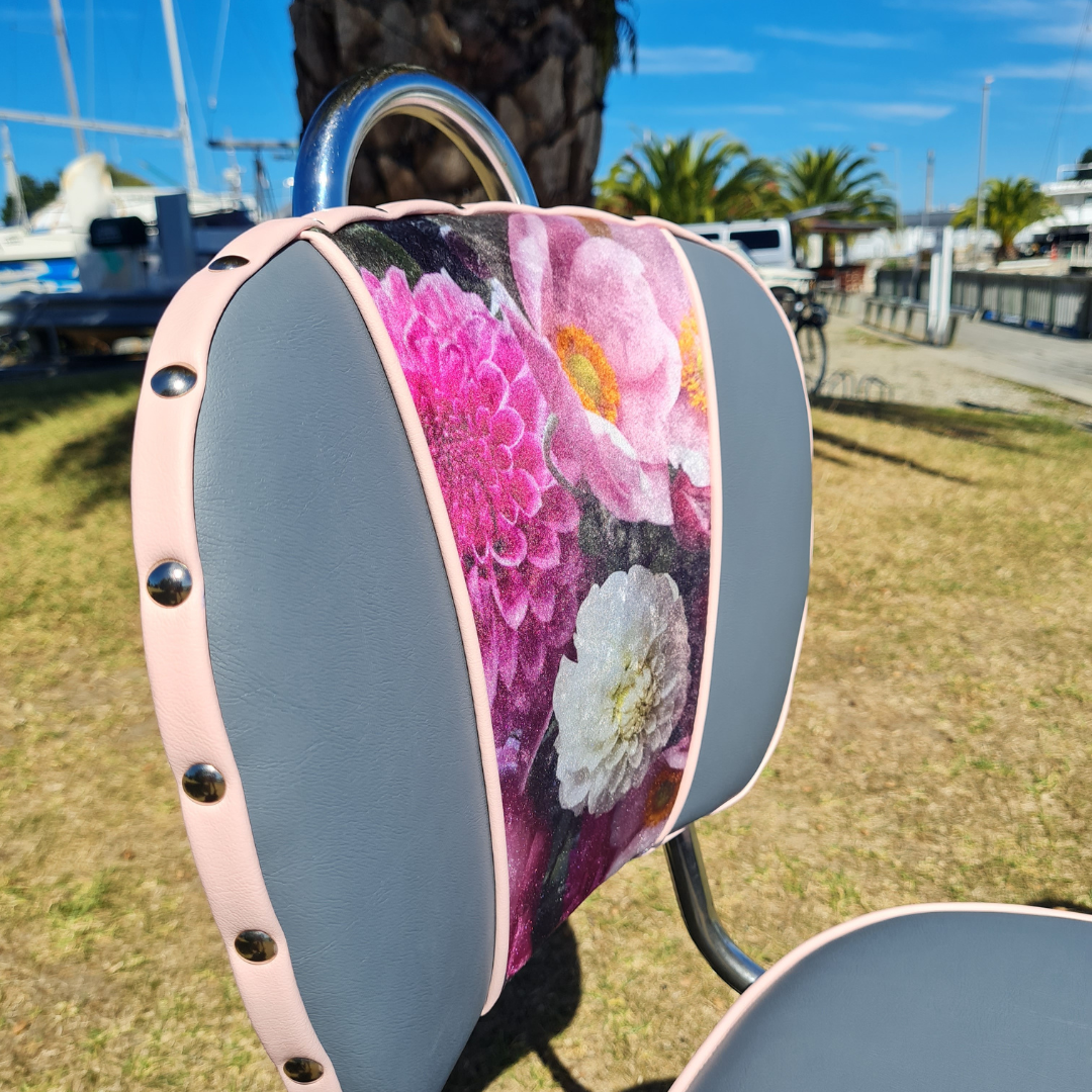 Dahlia Chrome "Chairs PAIR"