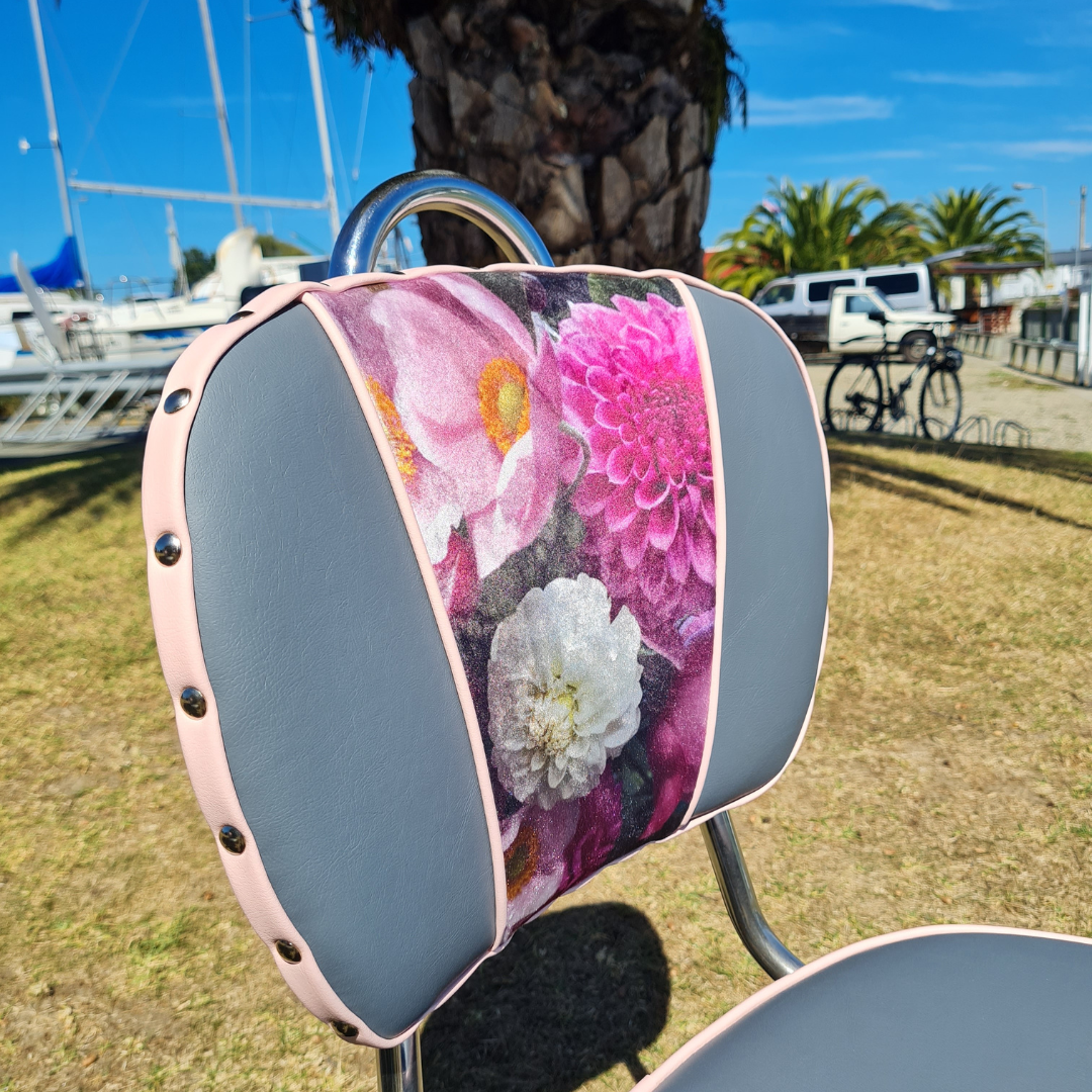 Dahlia Chrome "Chairs PAIR"