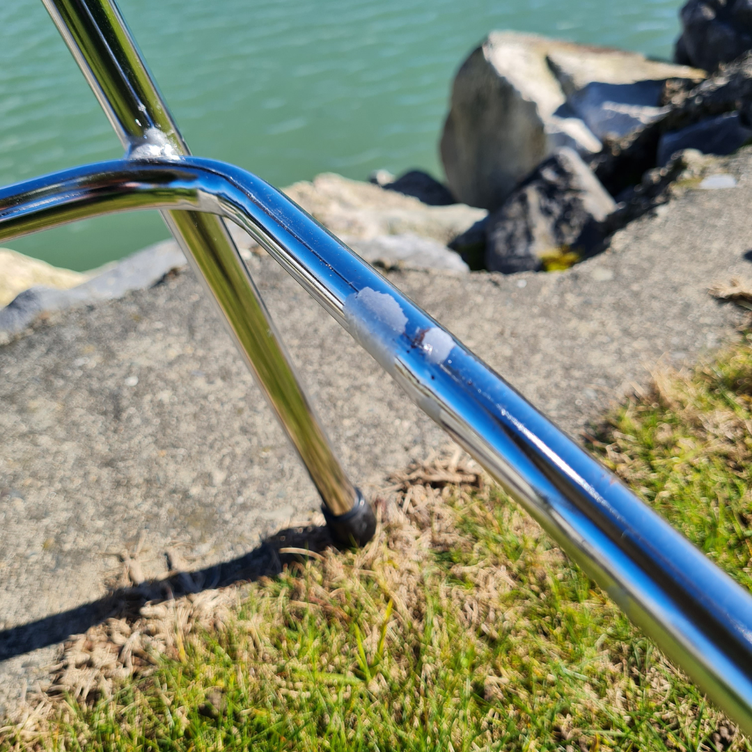 Retro Chrome Step Stool - Chair
