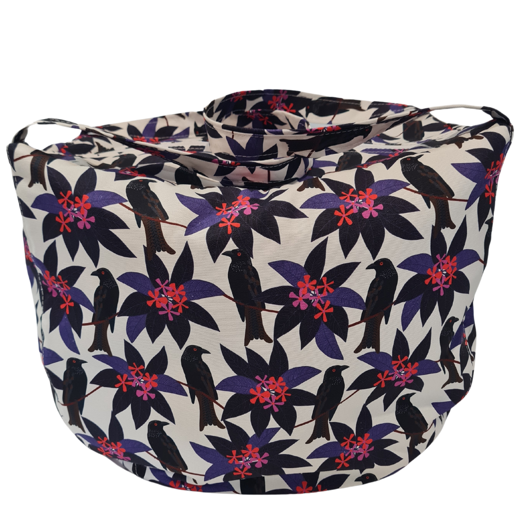 Carry All Bag (Raven & Floral)