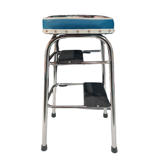 1960s Retro Chrome Step Stool – Flowerbomb Fabric