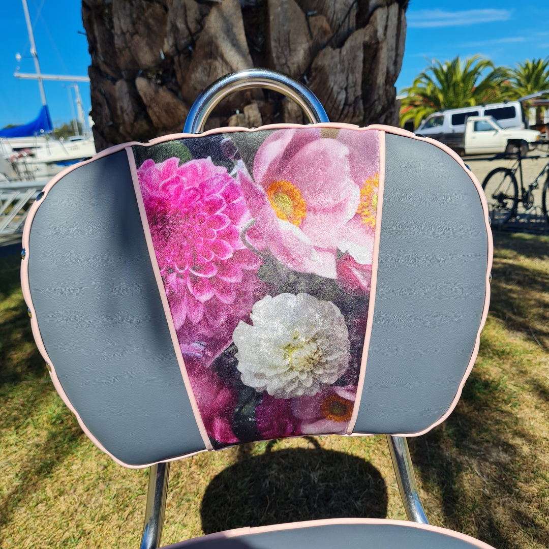 Dahlia Chrome "Chairs PAIR"