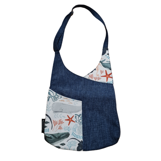 Crossbody Bag  - Sealife Navy