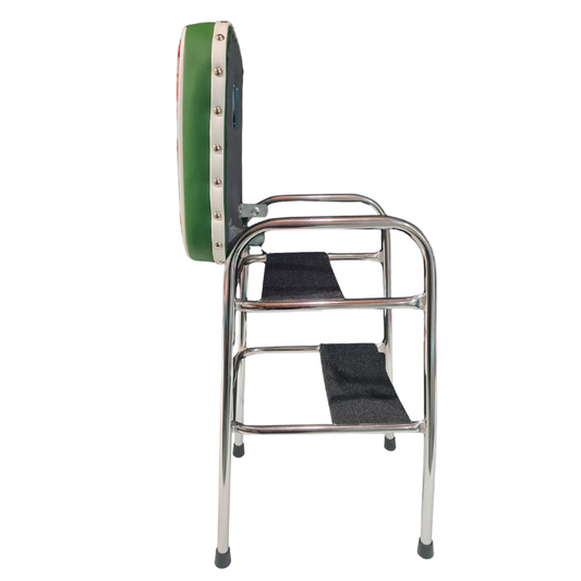 1960s Retro Chrome Step Stool – Flowerbomb Fabric