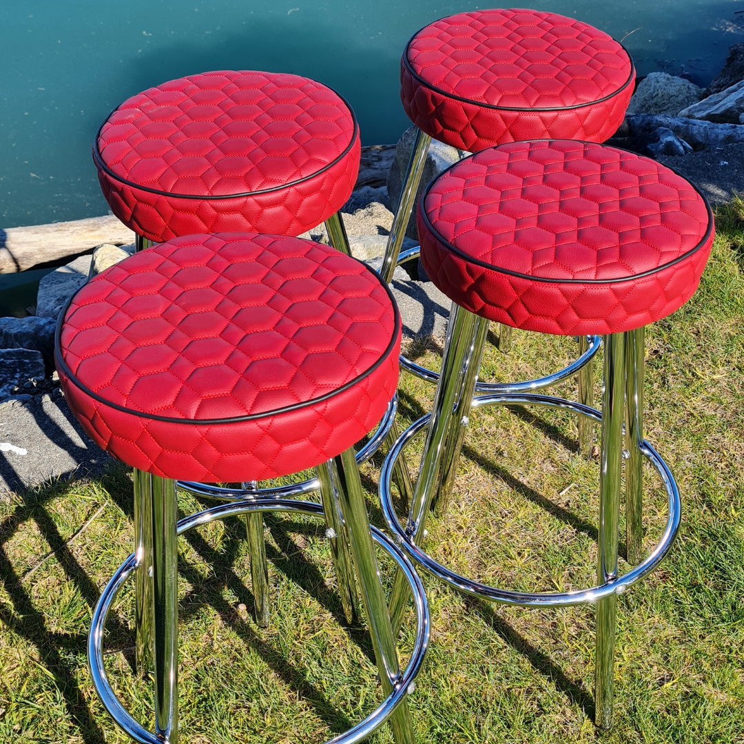 Set of 4 swivel Bar Stools