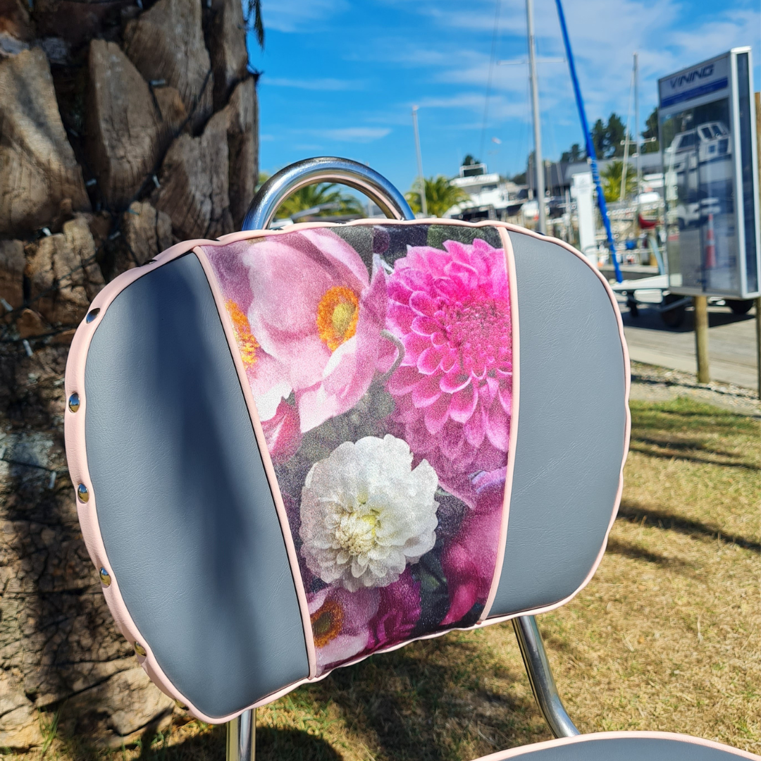 Dahlia Chrome "Chairs PAIR"