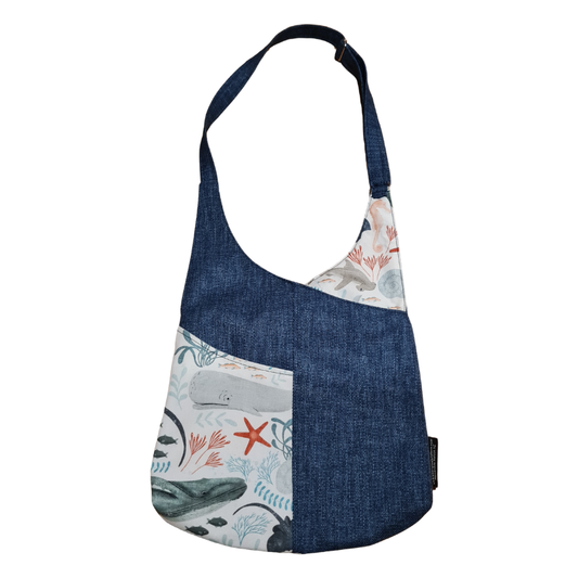 Crossbody Bag  - Sealife Navy