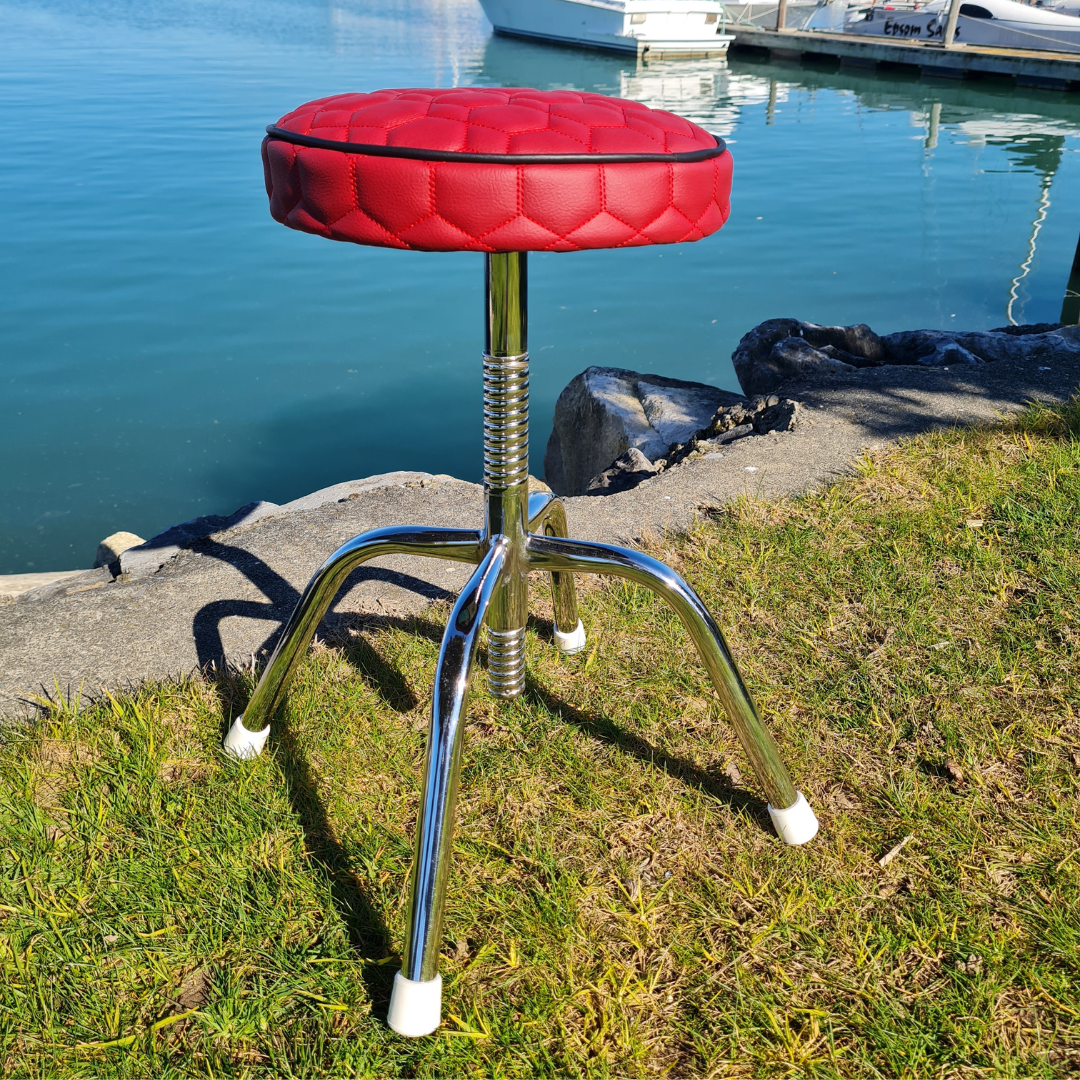 Drummers Chrome Stool - Seat