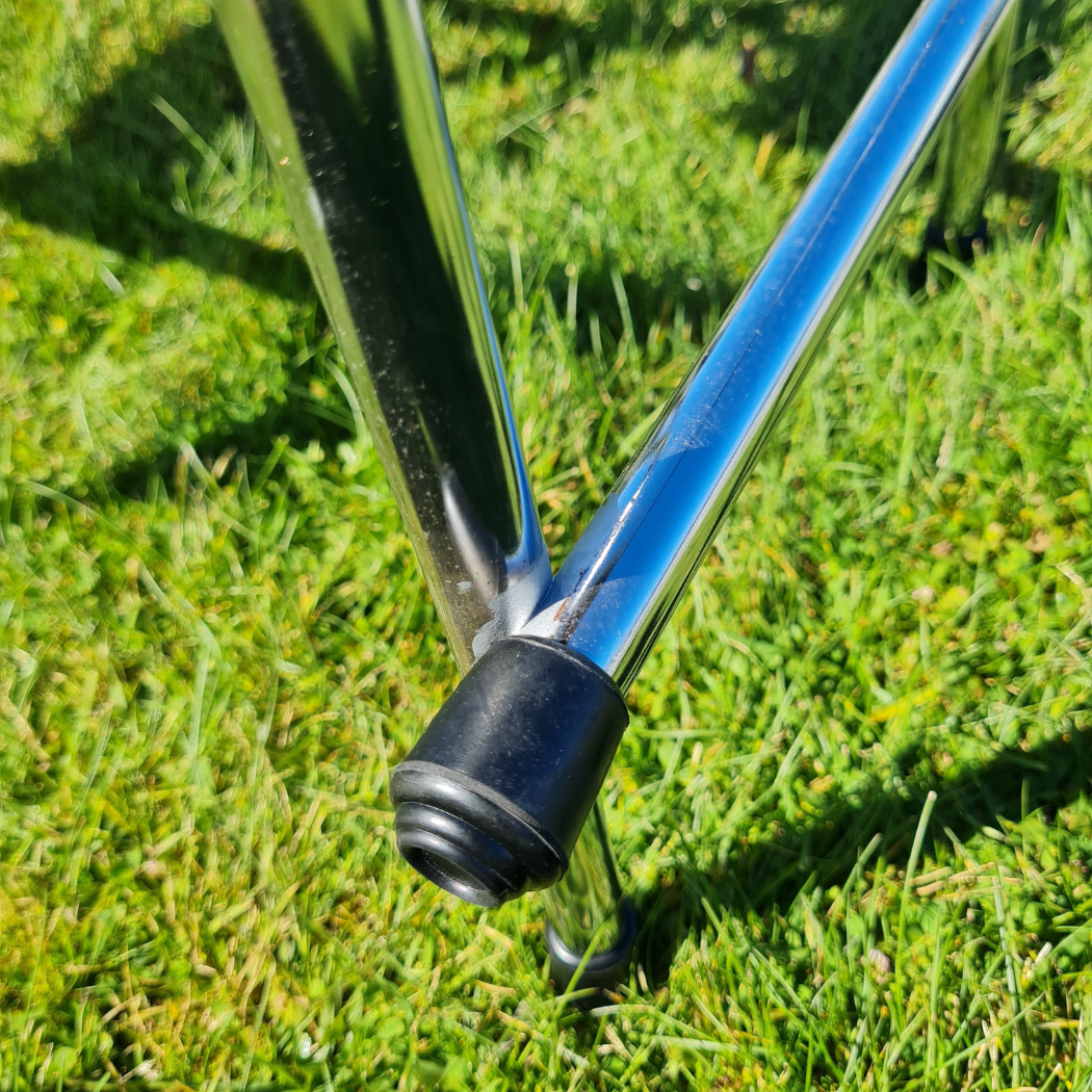 Retro Chrome Step Stool - Seat