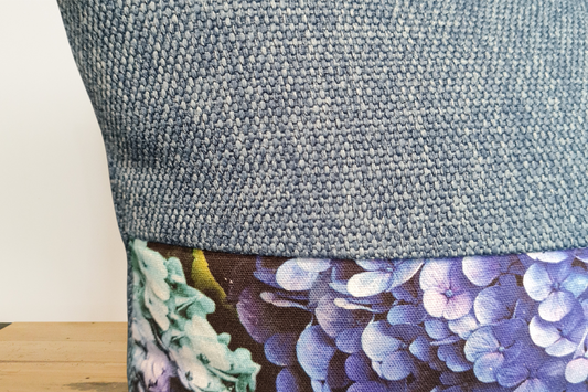Hydrangea cushion cover