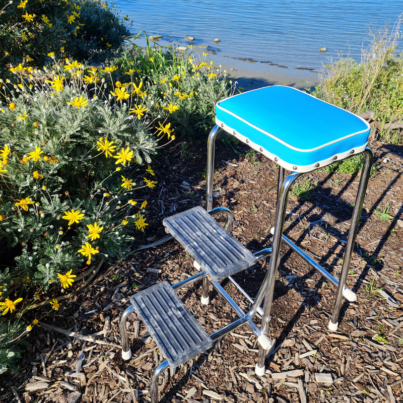 Retro Step Stool - Seat
