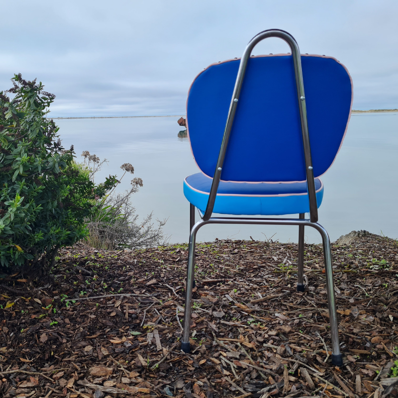 Retro Kitchen Chair's- Flower bomb set of 6