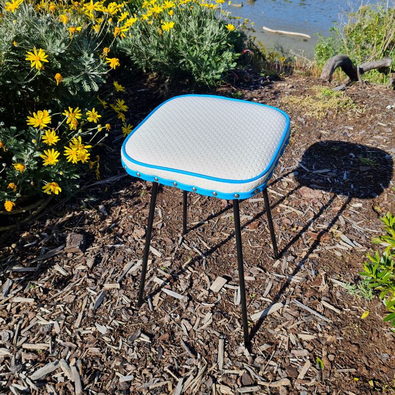 Freshly Painted Stool - Seat - Textured Vinyl