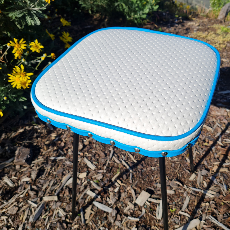 Freshly Painted Stool - Seat - Textured Vinyl