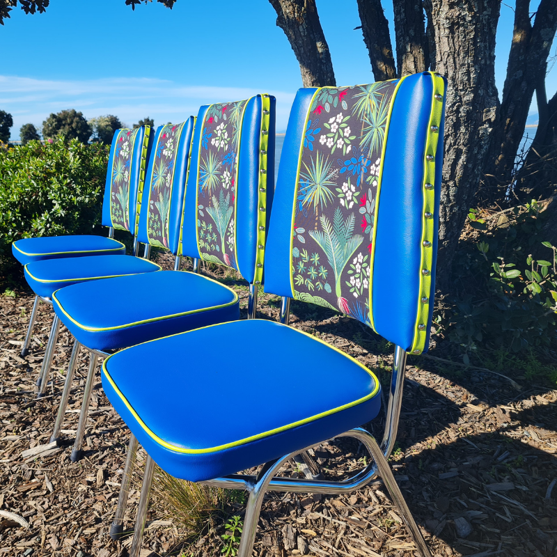 Retro Kitchen Chair's - High backed