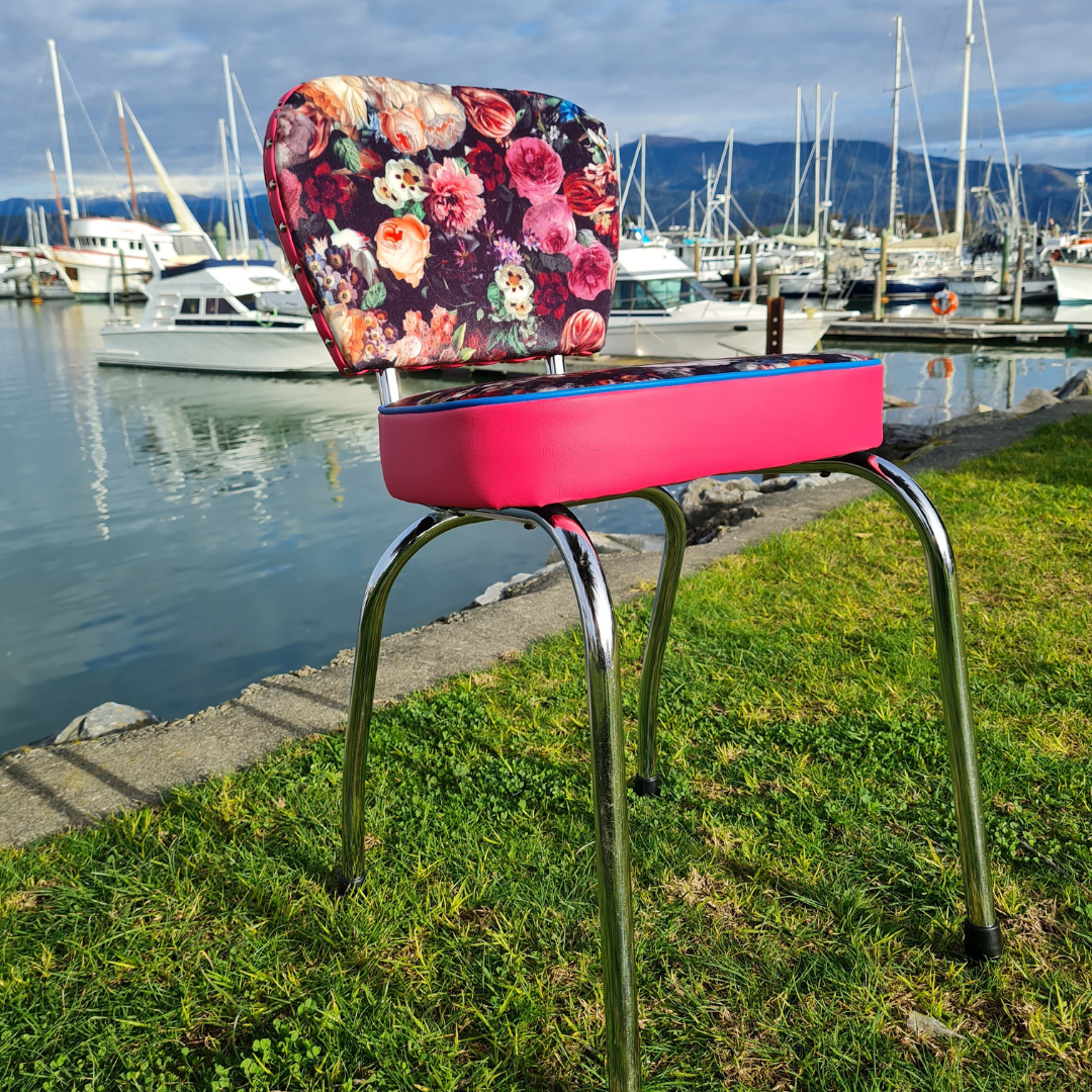 Retro Kitchen Chair - Flower bomb