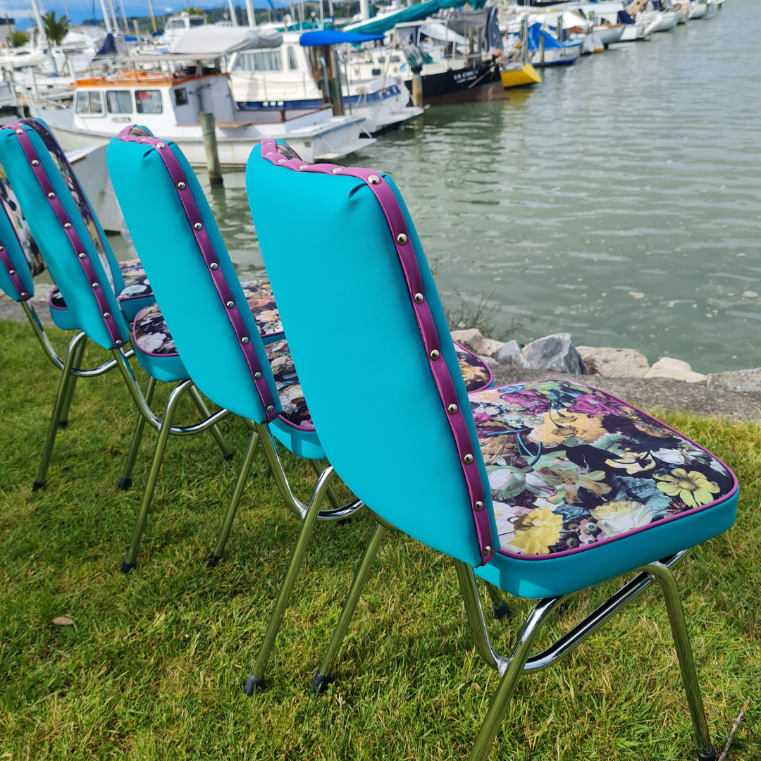 Retro Kitchen Chair's - High backed