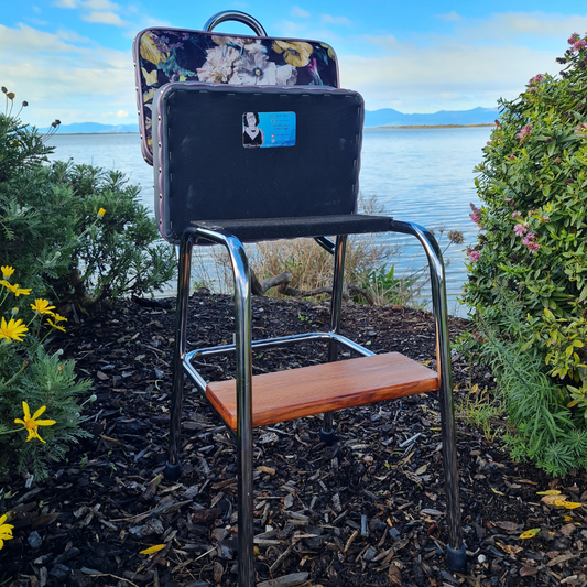 Unique Retro Step Stool - Seat - Wooden Step