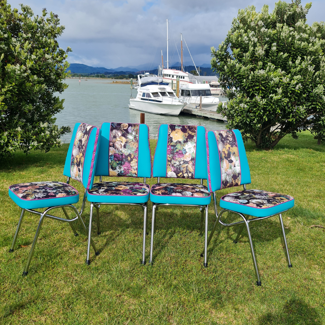 Retro Kitchen Chair's - High backed