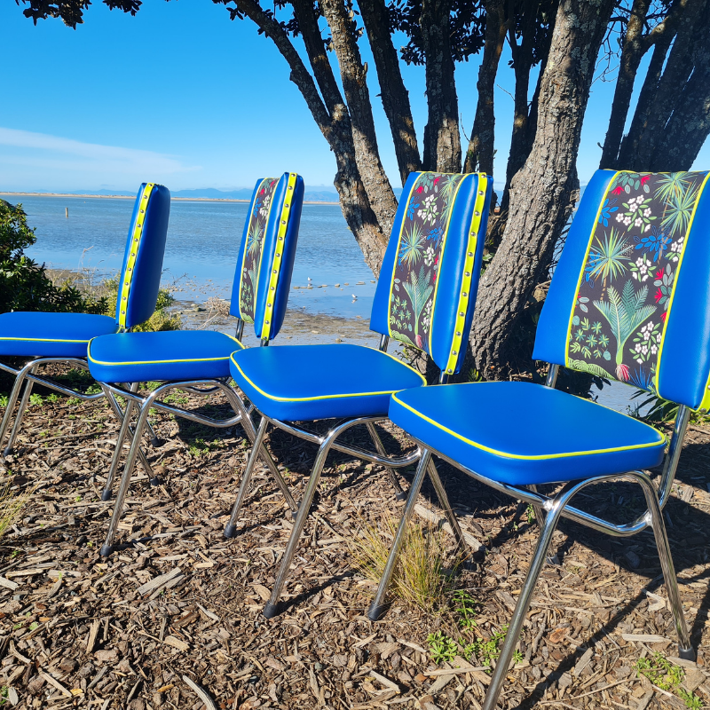 Retro Kitchen Chair's - High backed