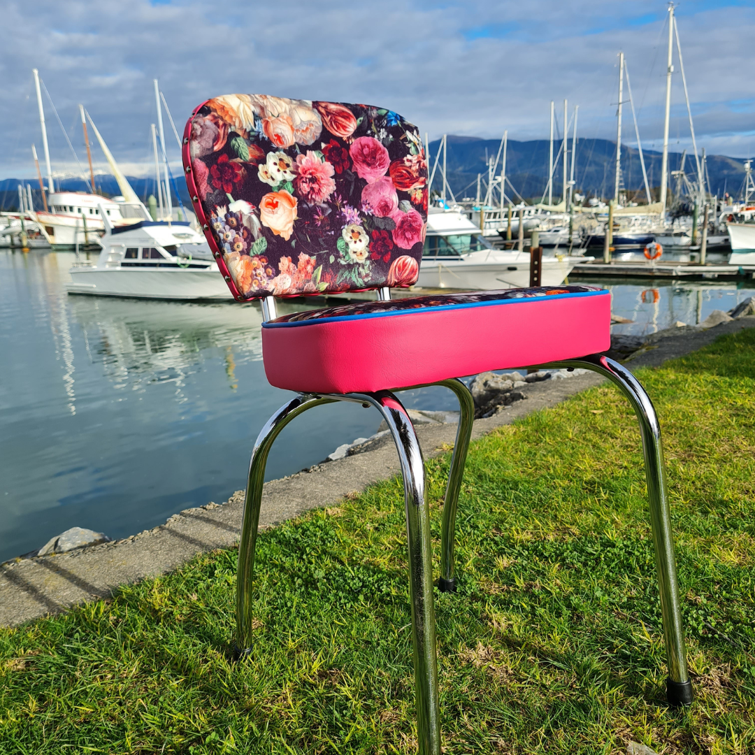 Retro Kitchen Chair - Flower bomb