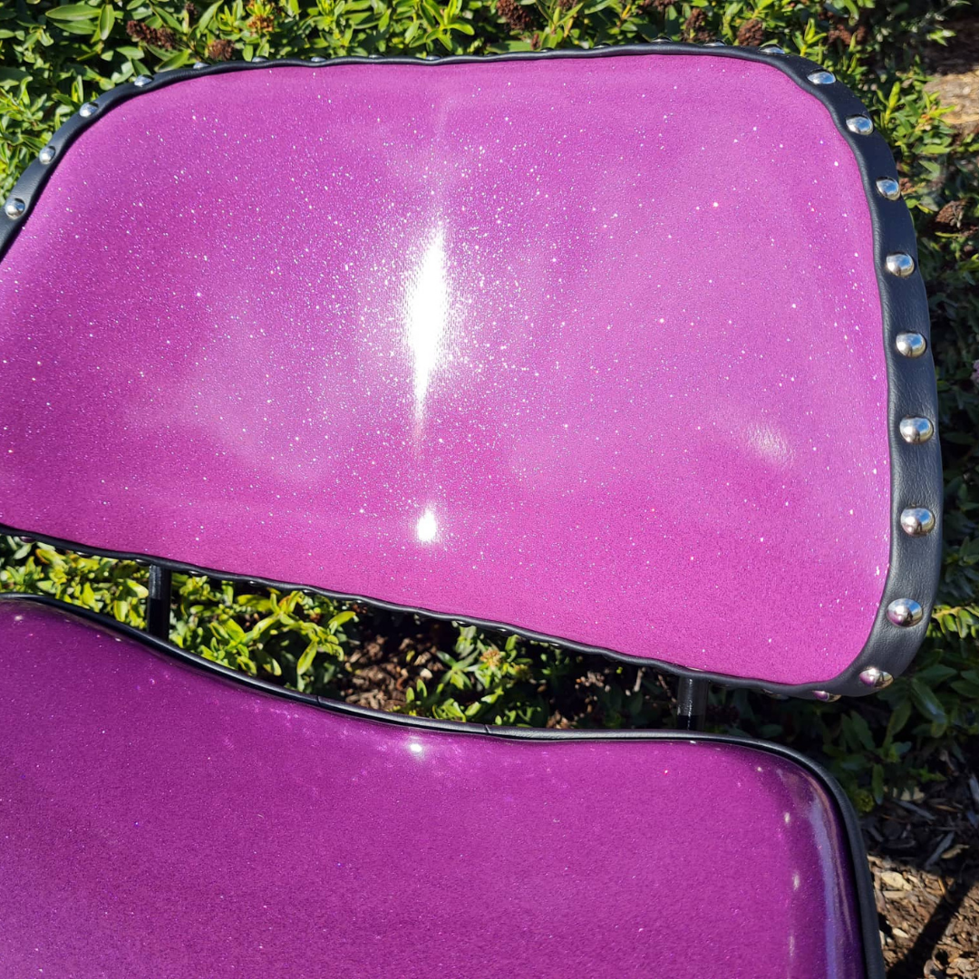 Retro Space Chair and Reversible Groovy Back Circle.