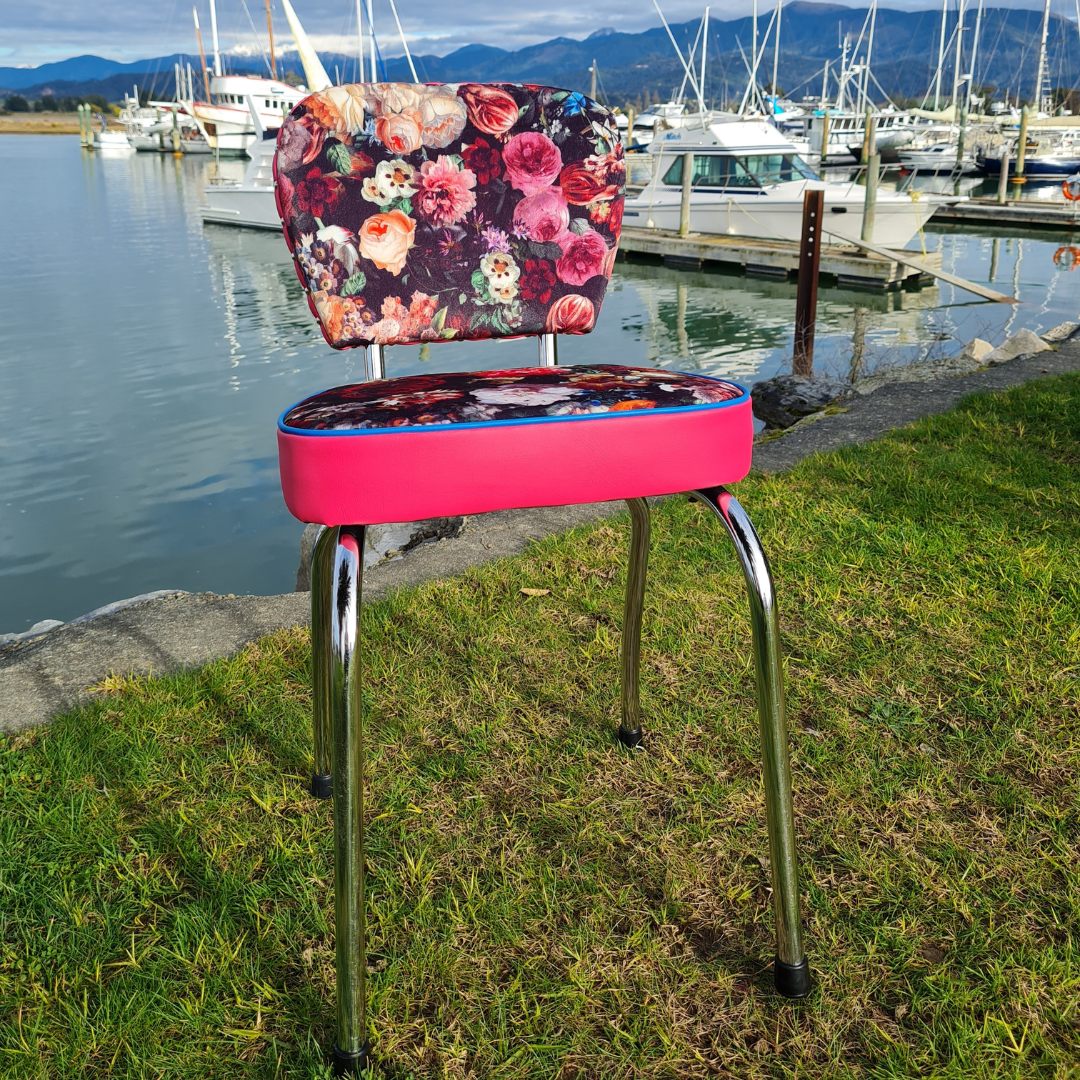 Retro Kitchen Chair - Flower bomb