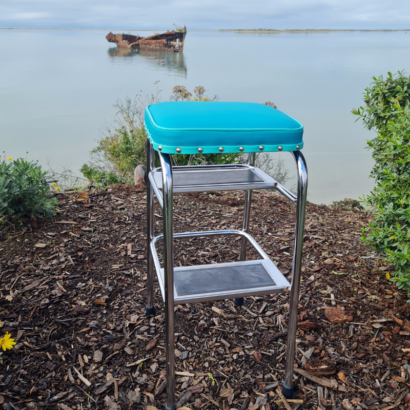 Retro Chrome Step Stool