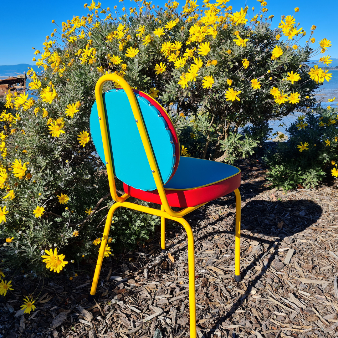 Wahine set of 6 retro chairs