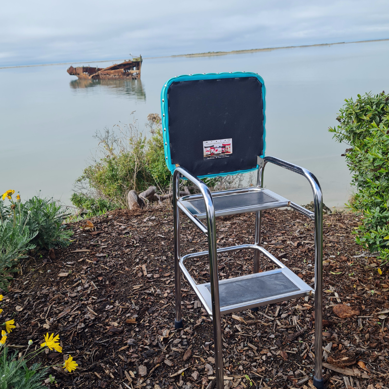 Retro Chrome Step Stool