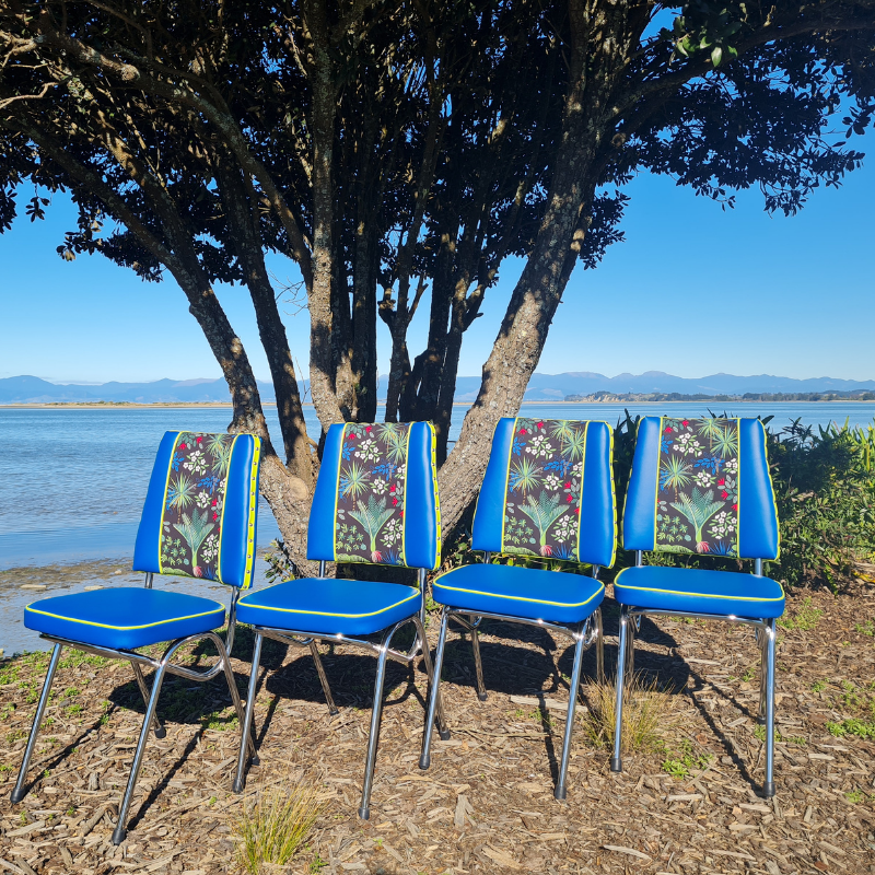 Retro Kitchen Chair's - High backed