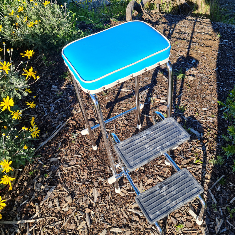 Retro Step Stool - Seat