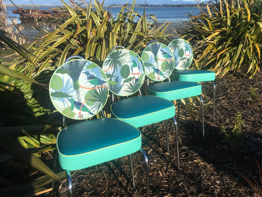 Kereru & Tui Set off 4 Kitchen Chairs