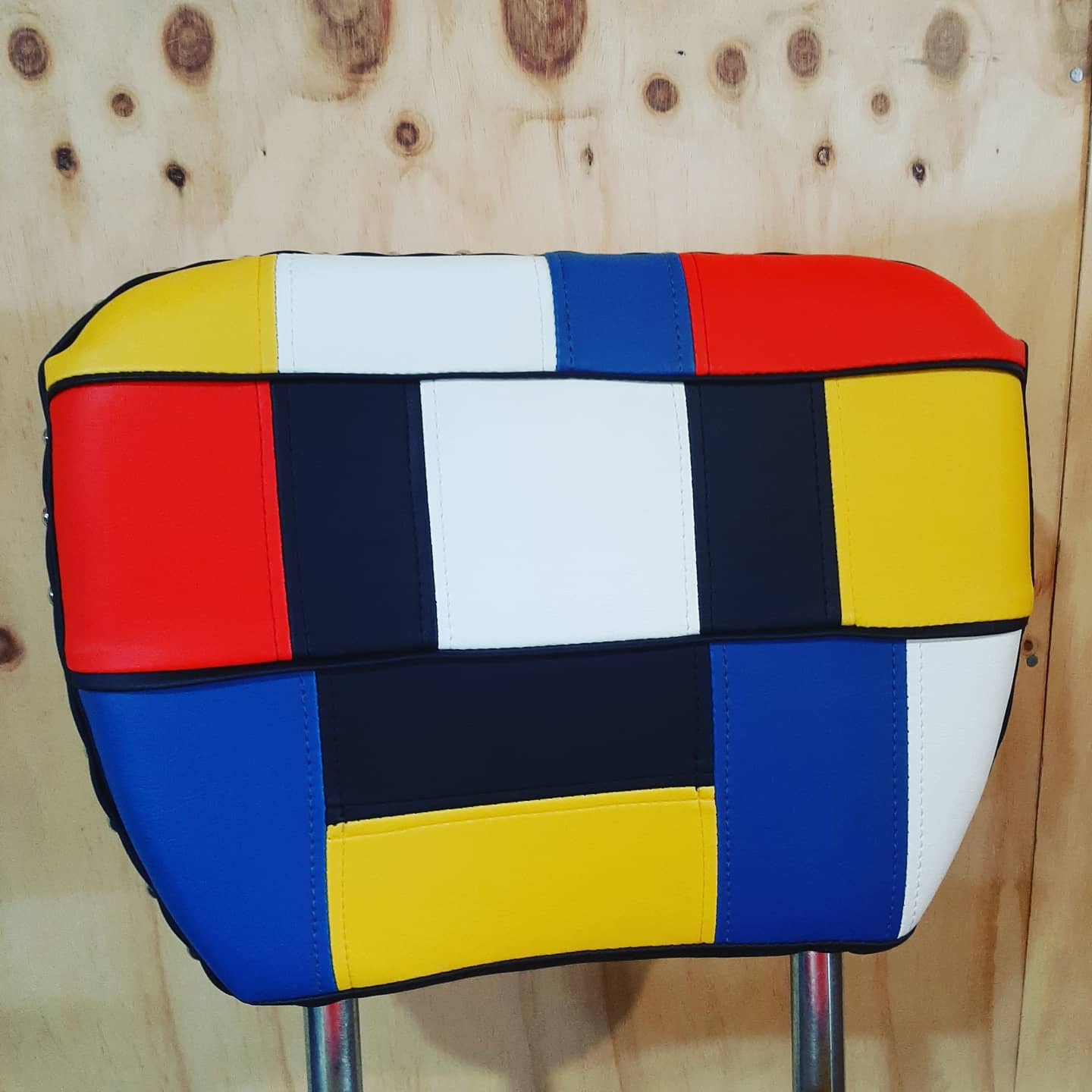 Piet Mondrian inspired Retro Kitchen Chair