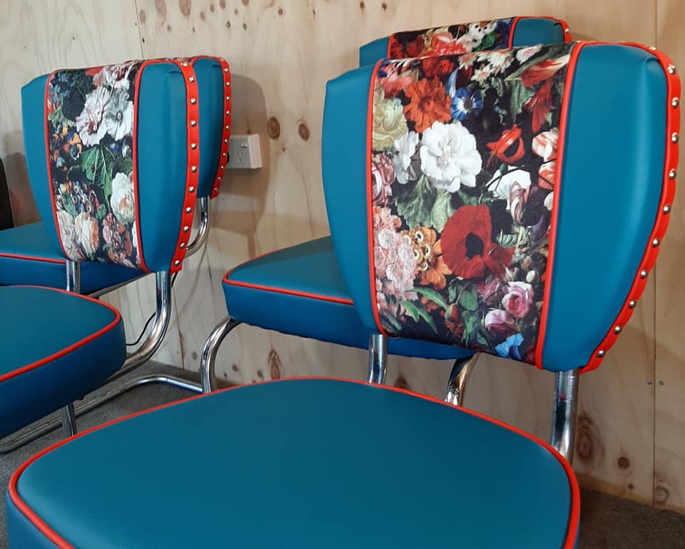 Flower bomb Chrome Chairs