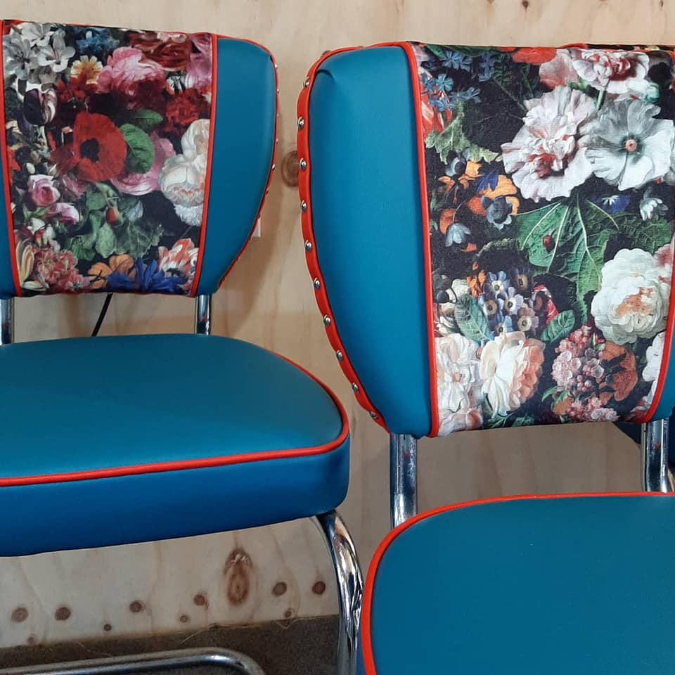 Flower bomb Chrome Chairs