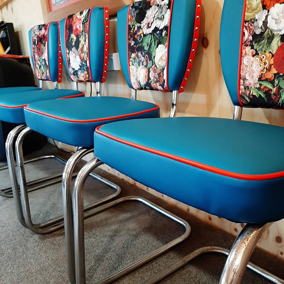 Flower bomb Chrome Chairs