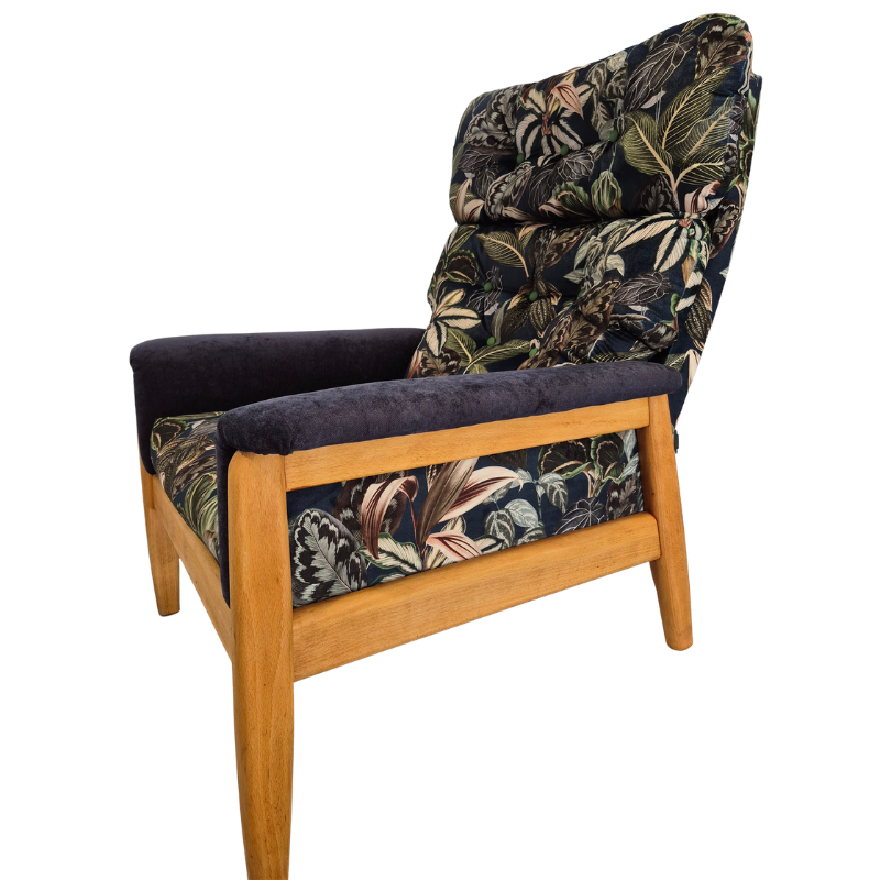 Parker Knoll Mid-Century Armchair & Footstool | Vickies Originals