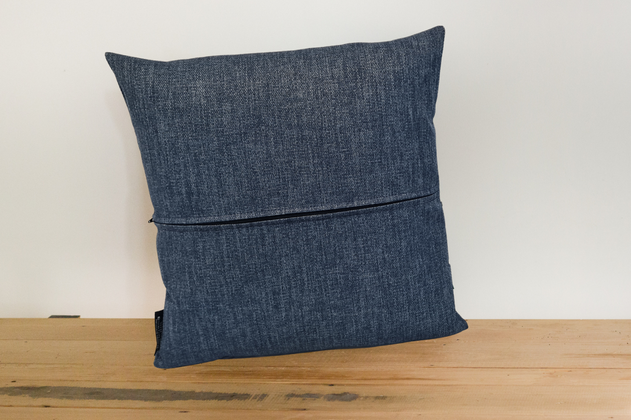 Sea life creatures cushion covers - Navy Border - Set of 3