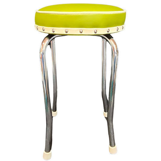 Retro Chrome Stool - Seat