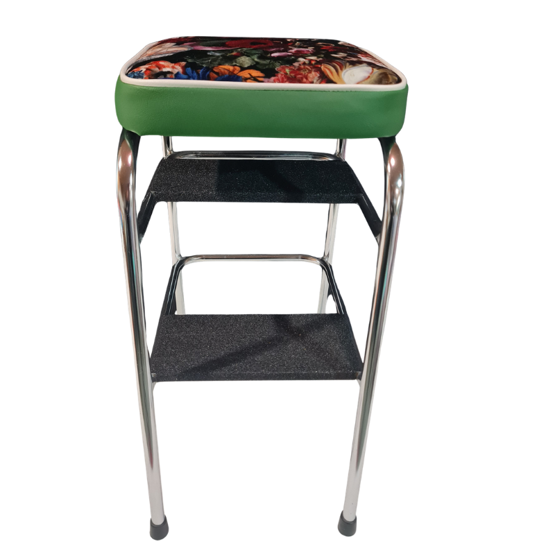 1960s Retro Chrome Step Stool – Flowerbomb Fabric