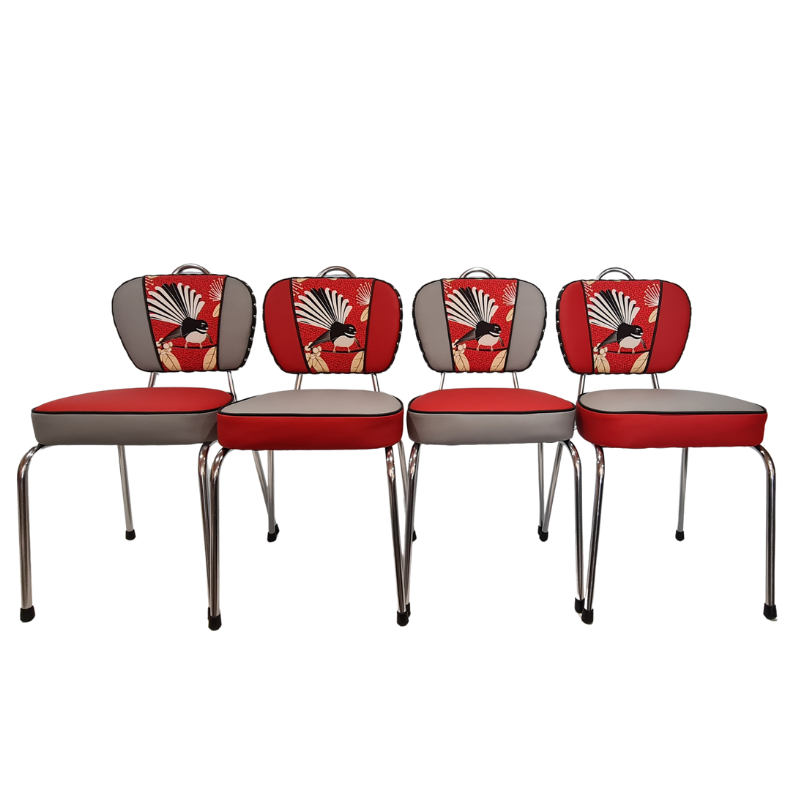 Chrome Chairs "Set of 4" Fantail