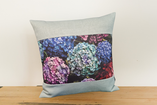 Auroras Floral Bouquet Cushion Cover # 1 - Keylargo Sky
