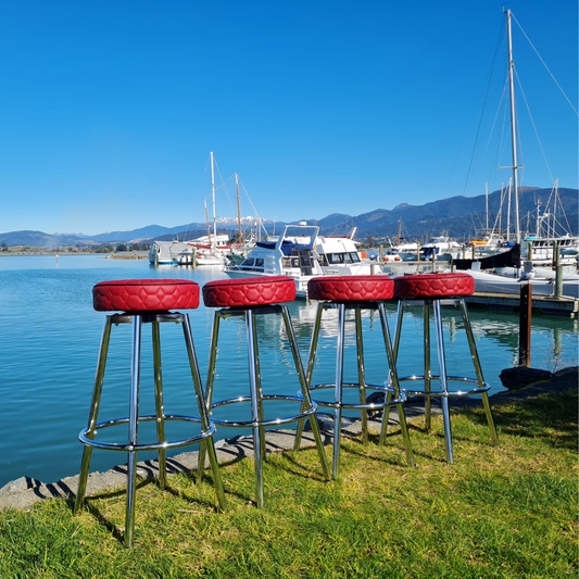 Set of 4 swivel Bar Stools