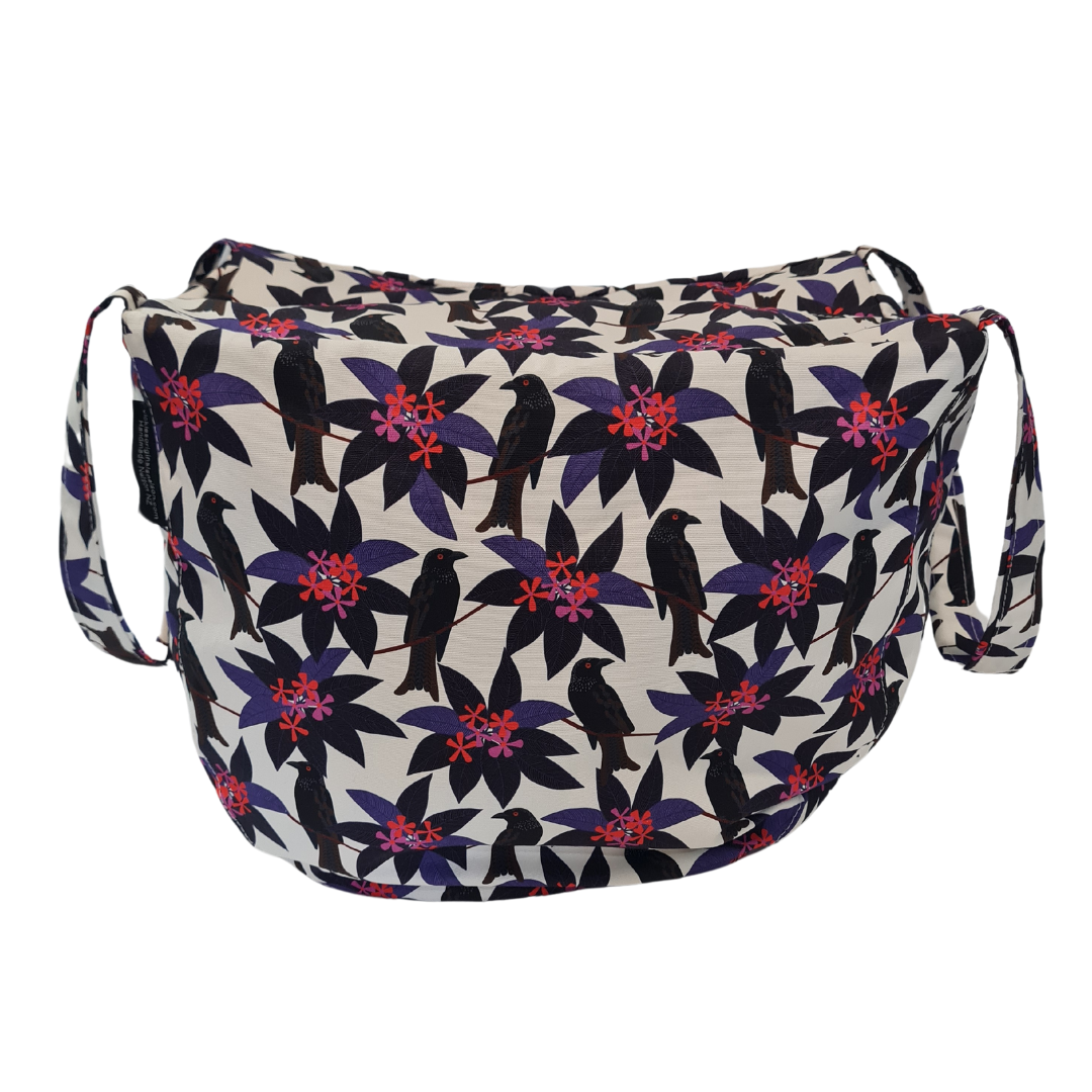 Carry All Bag (Raven & Floral)