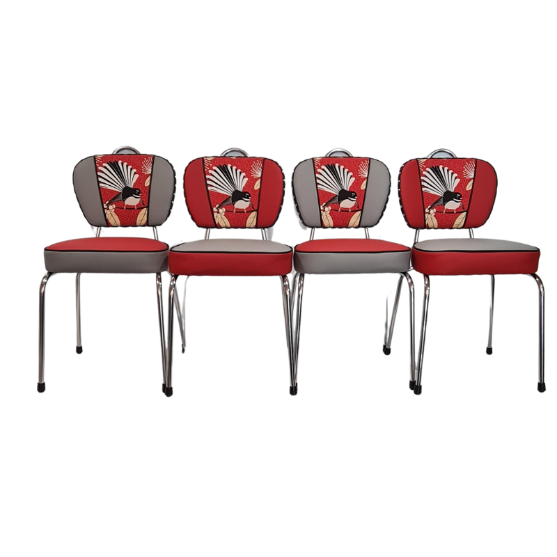 Chrome Chairs "Set of 4" Fantail