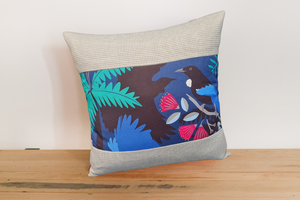 NZ Tui Theme Cushion Covers (PAIR)