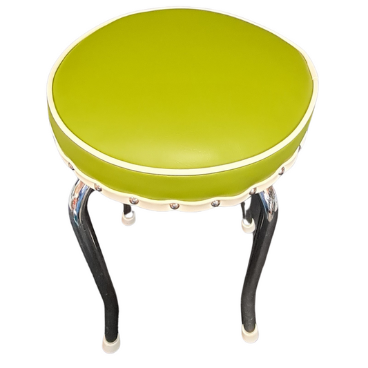 Retro Chrome Stool - Seat